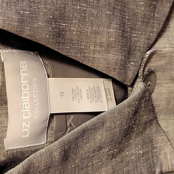 Liz Claiborne vtg linen blend pants Suit - Picture 2 of 12